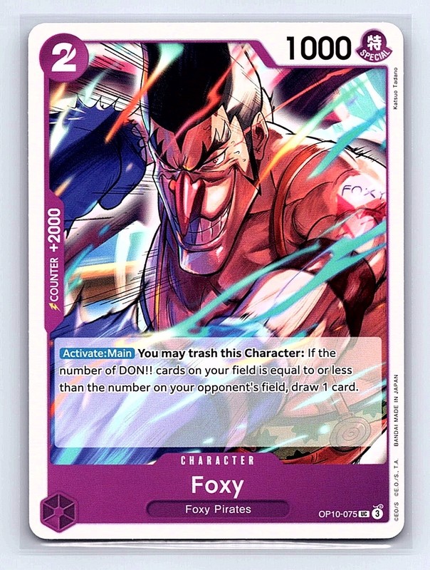 FOXY !!! One Piece English OP10-075 Royal Blood