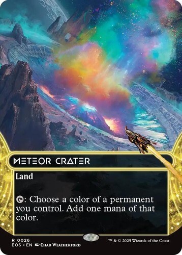 Meteor Crater (0026) (Borderless) R Edge of Eternities: Stellar Sights 26 NM