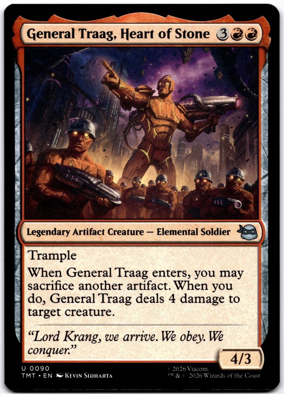 General Traag, Heart of Stone U Teenage Mutant Ninja Turtles 90 TMT Chris Rahn