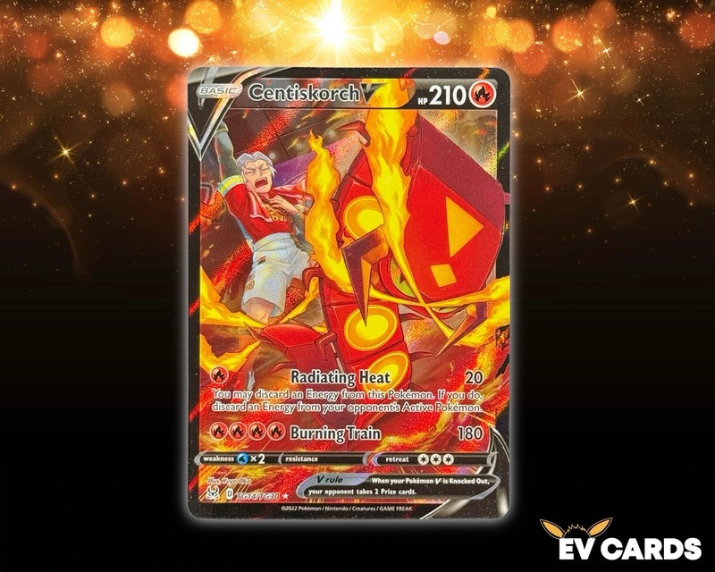 Pokemon TCG – Centiskorch V TG14/TG30 Ultra Rare Lost Origin Trainer Gallery NM