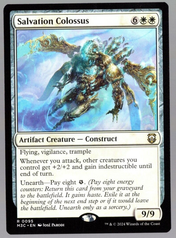 Salvation Colossus 0095 Rare Non Foil Modern Horizons 3 MTG Near Mint