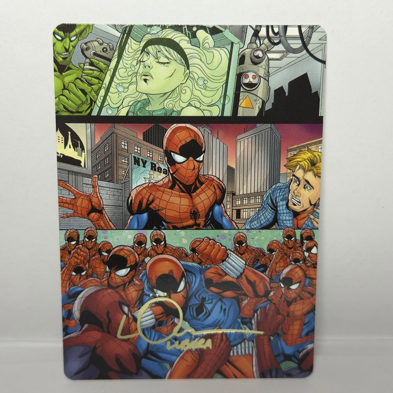 The Clone Saga (42/54) Gold Stamped Art Card MTG Spider‑Man EN NM