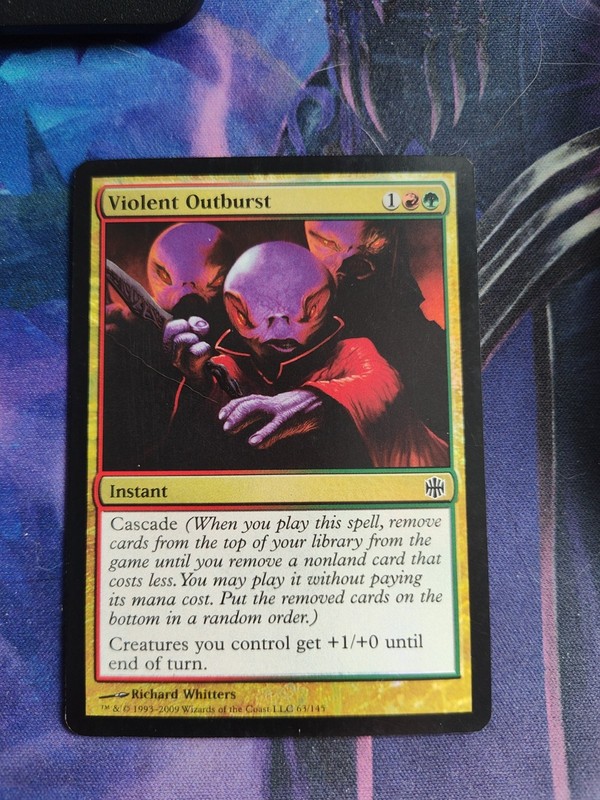 Violent Outburst – Foil – Shards Of Alara – MP – MTG