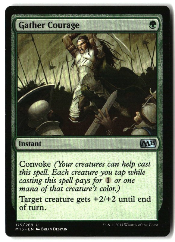 MTG Gather Courage [M15 – 175] LP