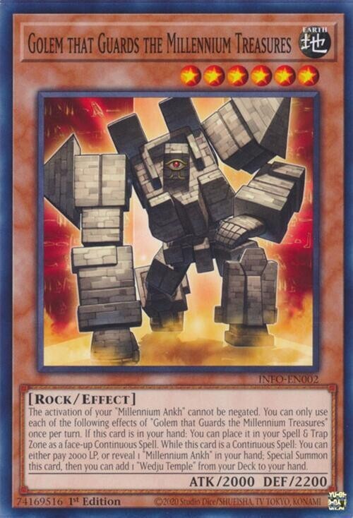 Golem that Guards the Millennium Treasures INFO-EN002