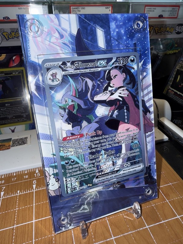 Marnie’s Grimmsnarl ex 287/217 Ascended Heroes Full Art Extended Art Case