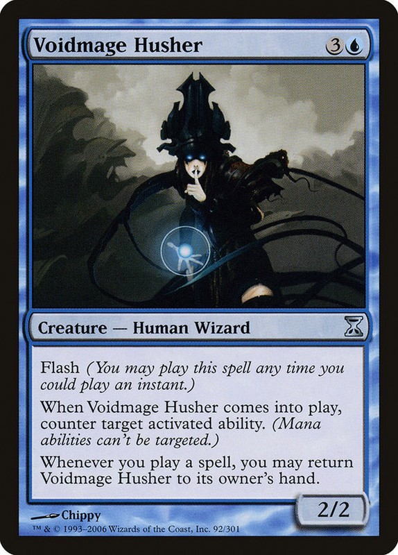 MTG Magic the Gathering Voidmage Husher (92/301) Time Spiral LP