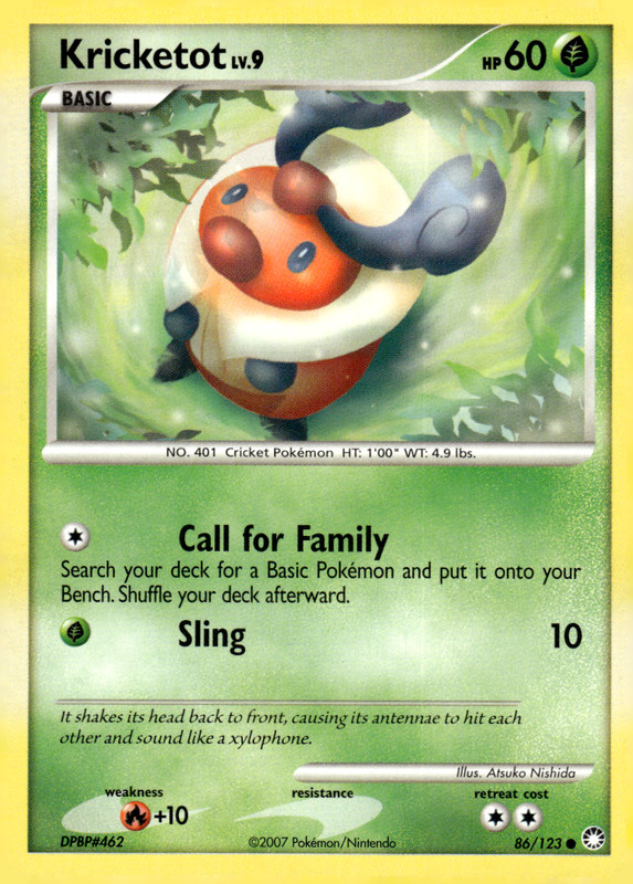 Kricketot Common Mysterious Treasures 86/123 LP