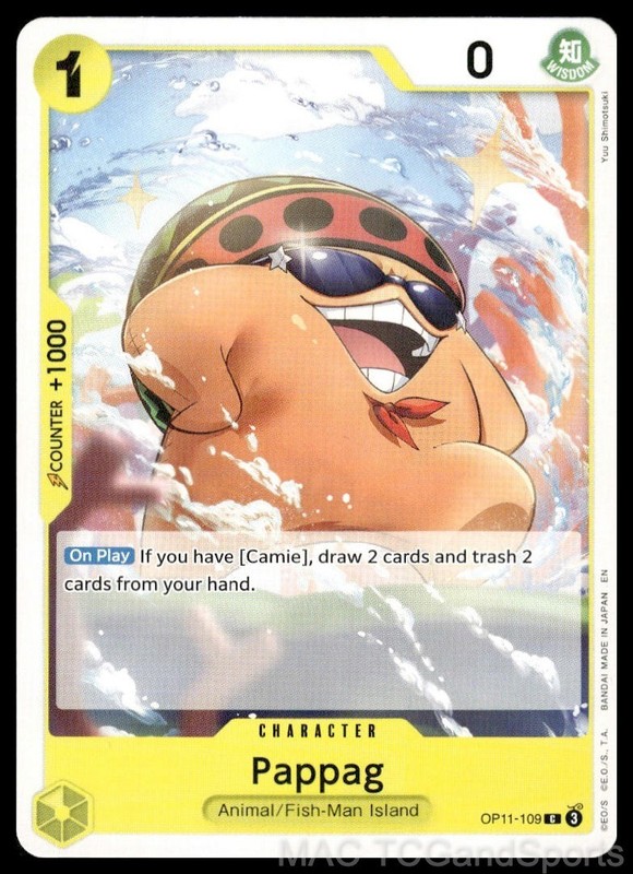 Pappag OP11-109 A Fist of Divine Speed One Piece TCG NM