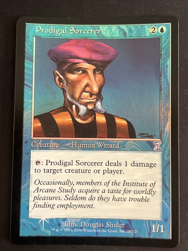 1x Foil Prodigal Sorcerer (29) Time Spiral Timeshifted MP MTG Magic x1 MKE