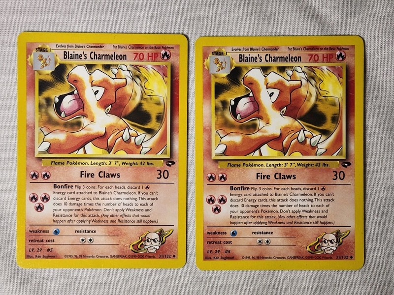 Played (LP) Blaine’s Charmeleon – Non-Holo #31 Gym Challenge Pokemon TCG