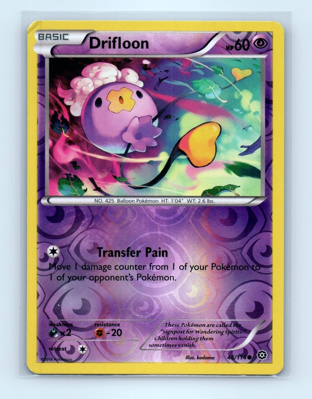 Pokemon tcg XY – Steam Siege Drifloon Lightly played