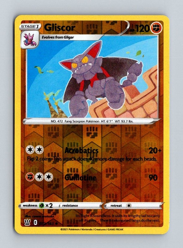 SWSH05: Battle Styles #072/163 Gliscor Holo