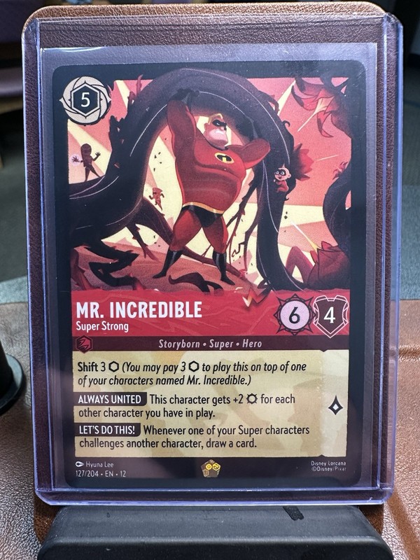 Mr. Incredible – Super Strong – Legendary – Lorcana Wilds Unknown – 127/204