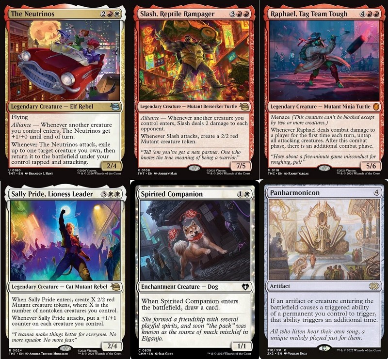 MTG Commander The Neutrinos Deck – TMNT – Panharmonicon – NM – 100 Cards