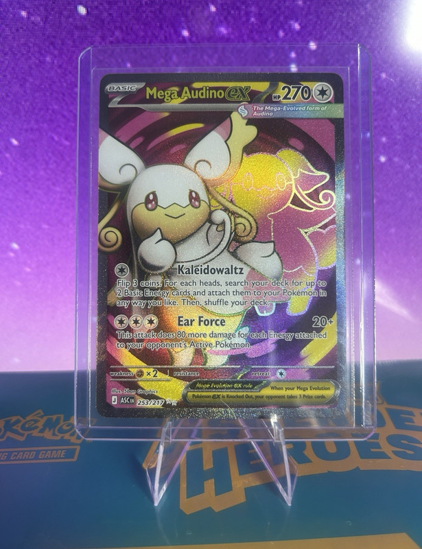 Mega Audino EX 253/217 Ascended Heroes Full Art Holo ENG 270HP