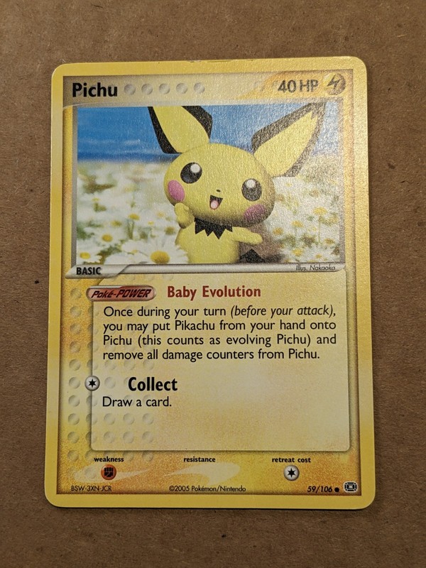 Pichu (59, MP-Crease) – Emerald