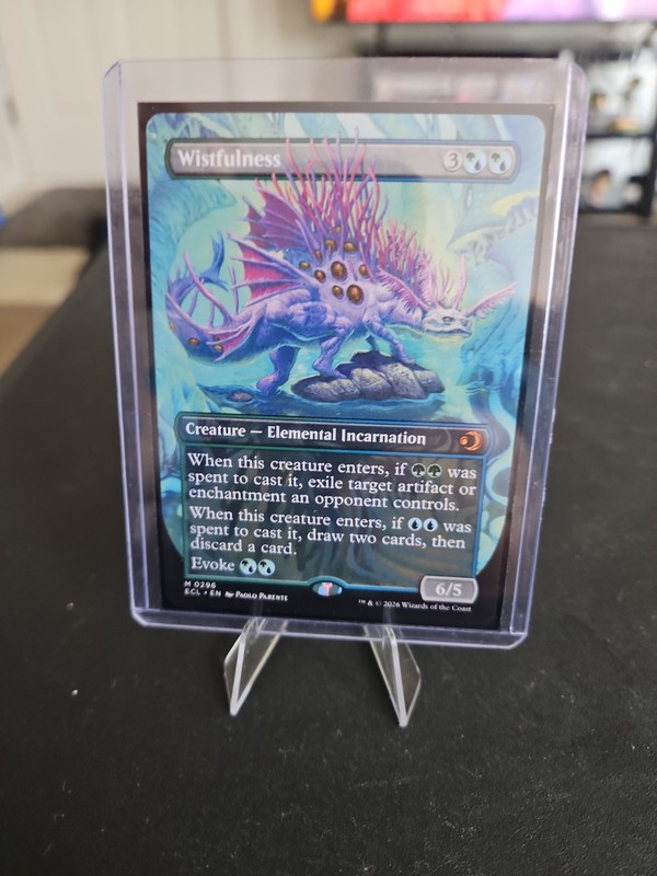 Wistfulness (Borderless) - Lorwyn Eclipsed (ECL) Magic MTG gallery