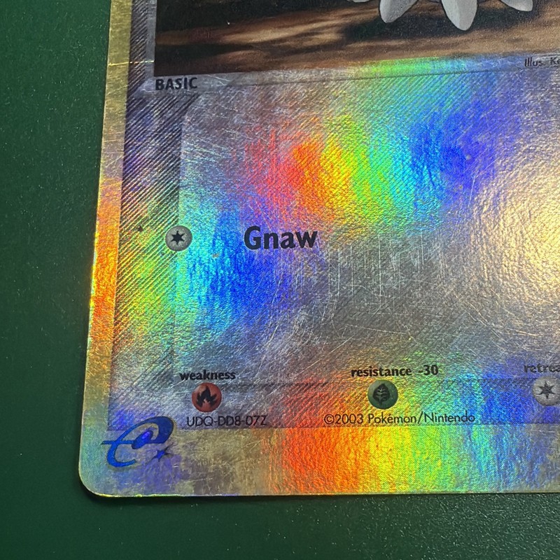 Pokemon Card - Aron 50/109 Ruby & Sapphire 2003 Common Reverse Holo DMG gallery