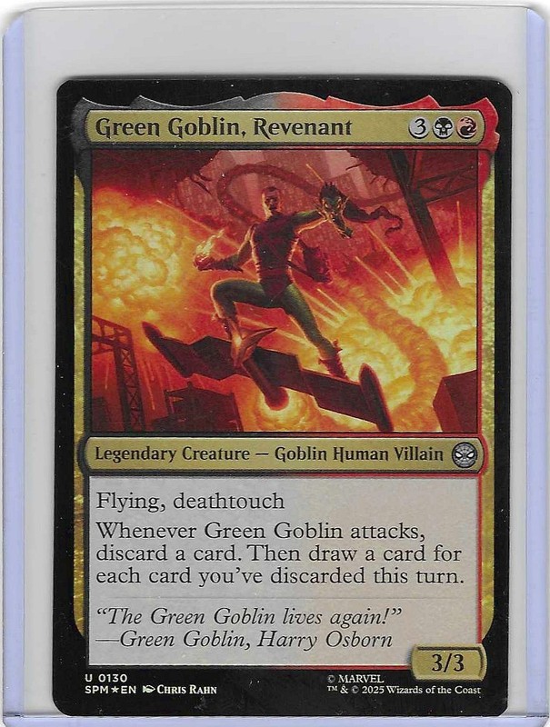Green Goblin, Revenant #130 Foil U – NM – Magic the Gathering – MTG