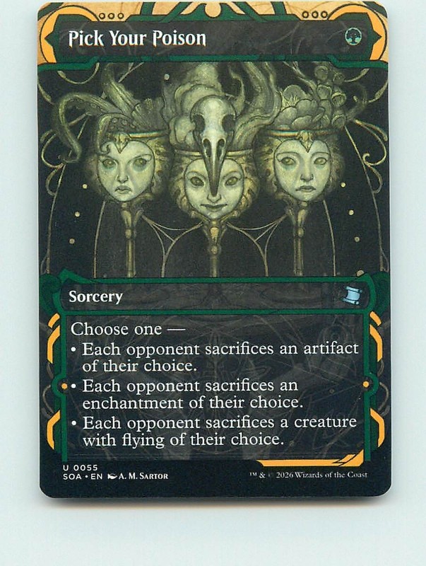 Pick Your Poison – U55 – MTG – Secrets of Strixhaven: Mystical Archive (SOA)