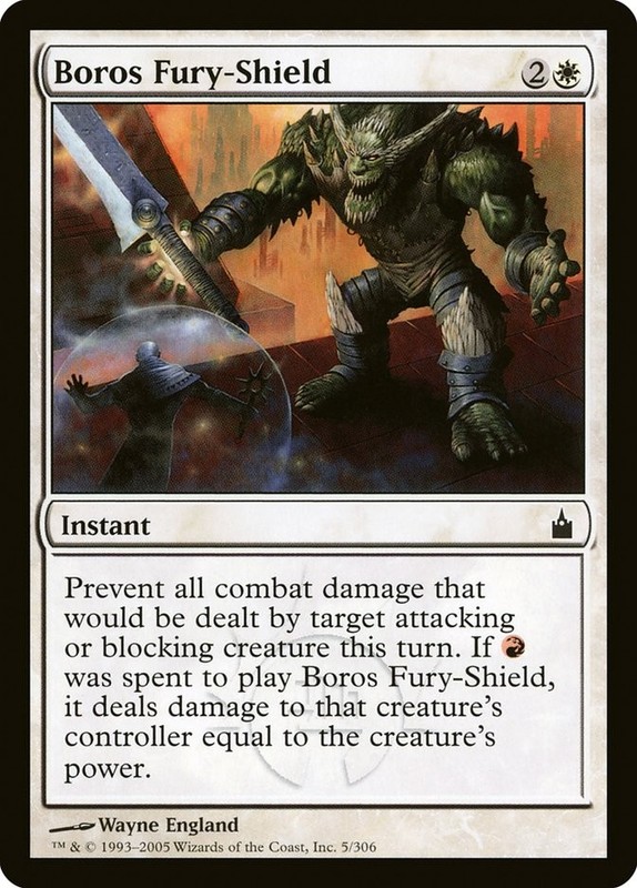 MTG Magic the Gathering Boros Fury-Shield (5/306) Ravnica City of Guilds LP