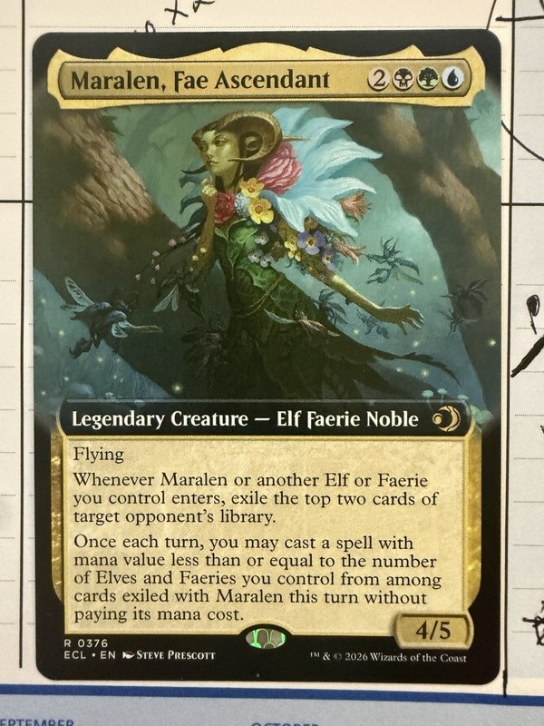 Maralen, Fae Ascendant (Extended Art) Lorwyn Eclipsed Regular