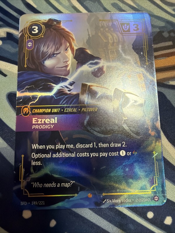 Riftbound Spiritforged Ezreal Prodigy 149/221 Near Mint