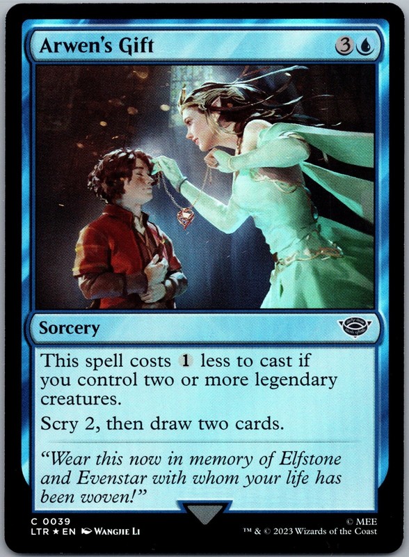 Arwen’s Gift Foil C Universes Beyond: The Lord of the Rings 39 NM