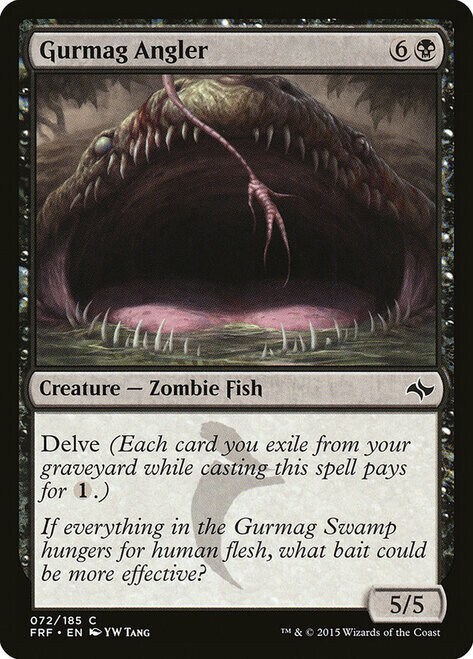 MTG Gurmag Angler Fate Reforged 072/185 Regular Common Near Mint NM