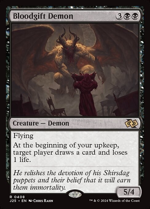 [MTG] Bloodgift Demon (0408) (J25) NM