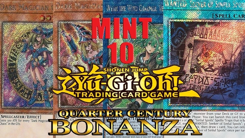 Yugioh Quarter Century Bonanza RA03 Platinum Secret Rare MINT 10 1st Edition