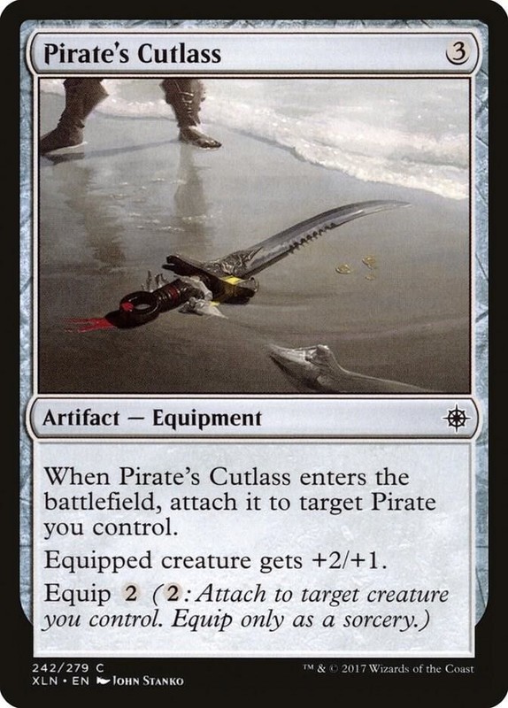 Pirate’s Cutlass Ixalan 242 MTG LP