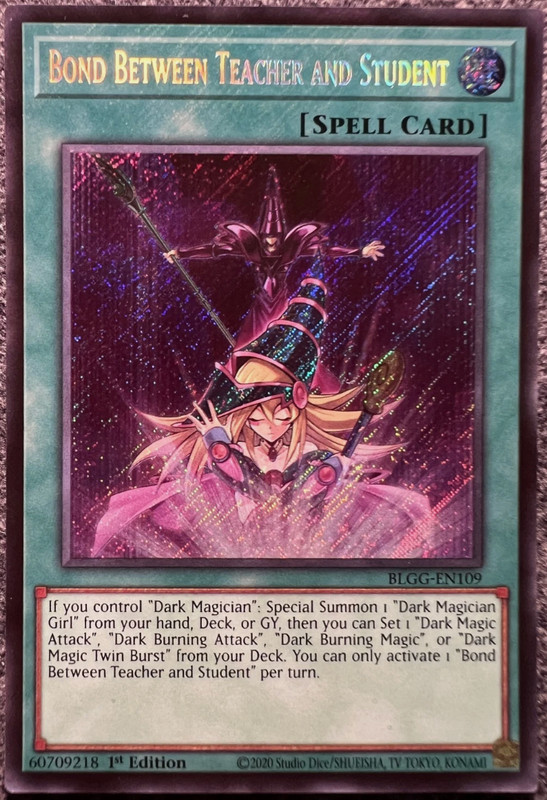 Bond Between Teacher and Student – BLGG-EN109 – Secret Rare -Gl. Gallery -NM/M