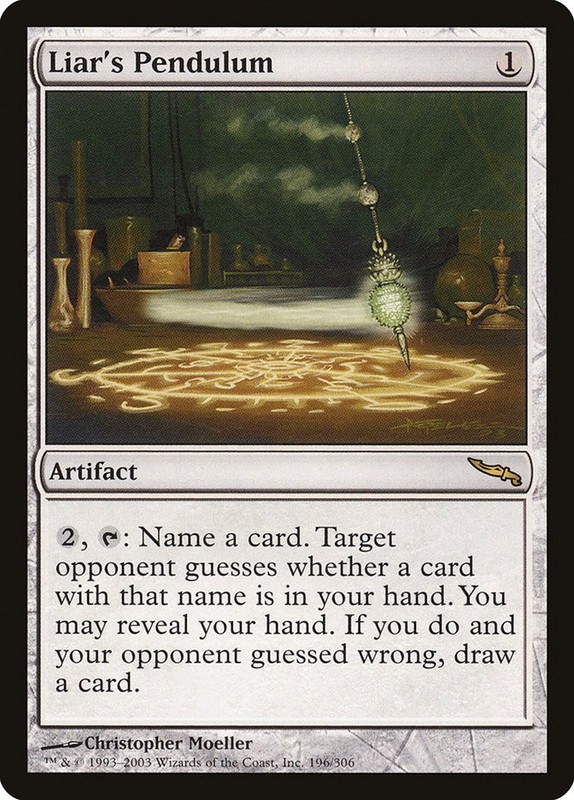 Liar’s Pendulum (196) Mirrodin MRD MTG Magic