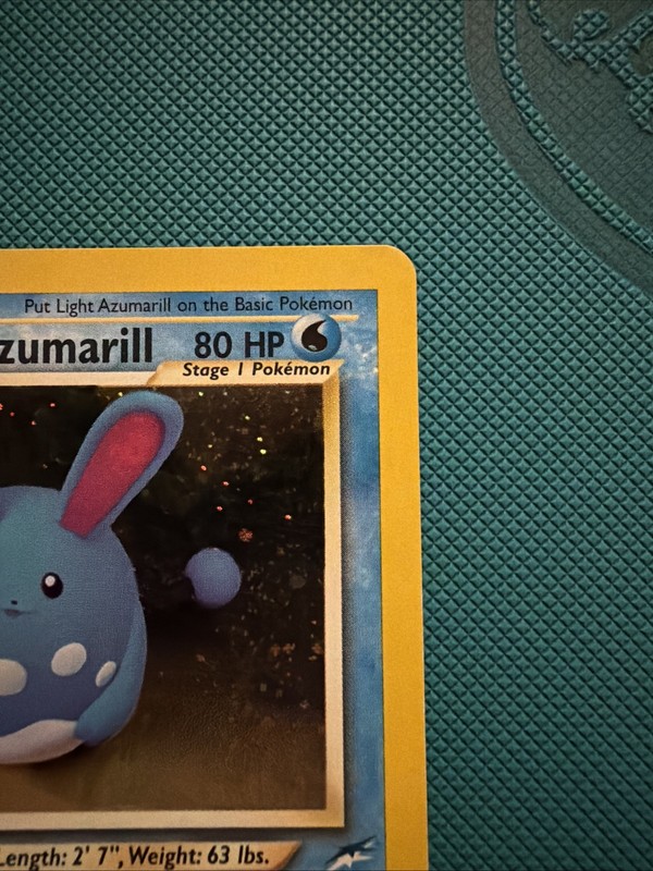 Pokemon Vintage Light Azumarill 1st Edition Holo Neo Destiny 2002 13/105 💎NM💎 gallery