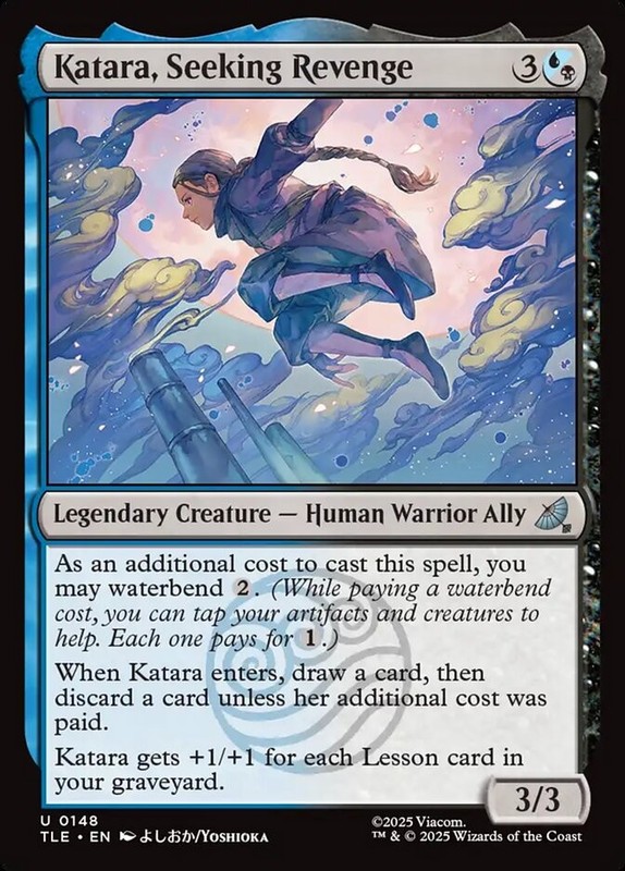 MTG Katara, Seeking Revenge (148/319) Avatar The Last Airbender Eternal NM