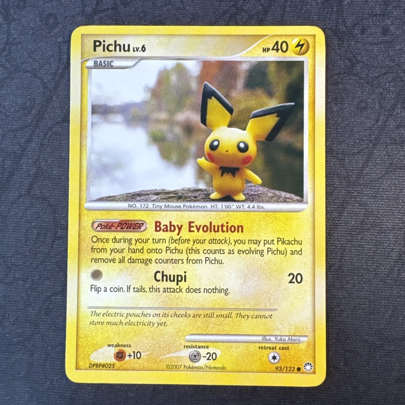Pichu 93/123 Mysterious Treasures Regular