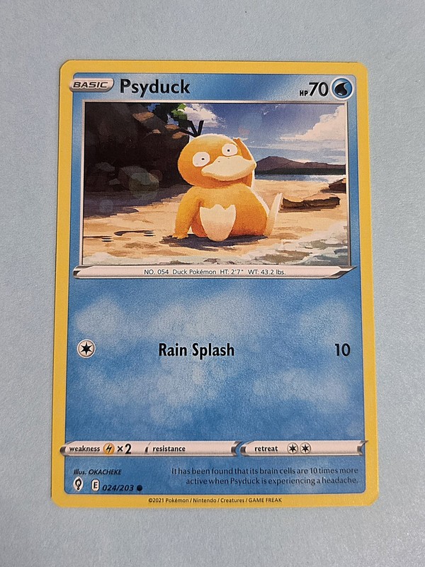 2021 Psyduck 24/203 – Evolving Skies – NM/MINT Pokémon TCG