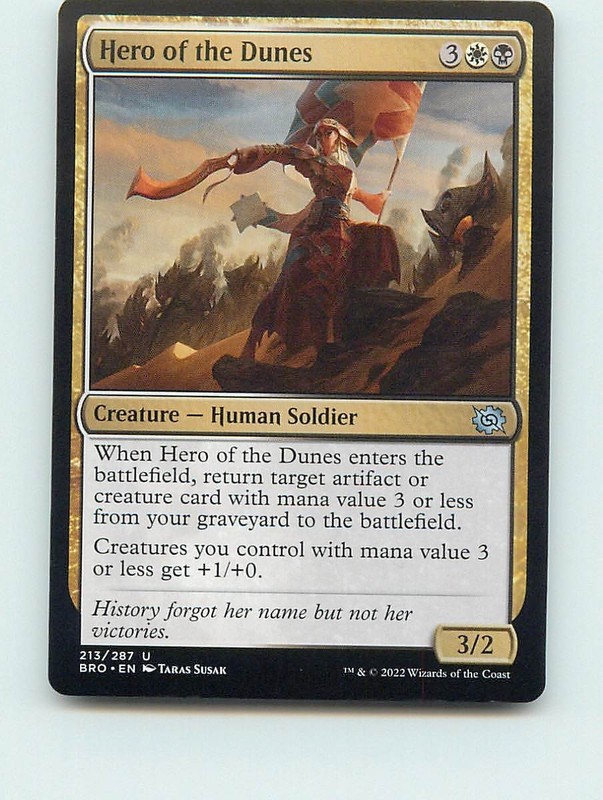 Hero of the Dunes – U213 – MTG – The Brothers’ War (BRO)
