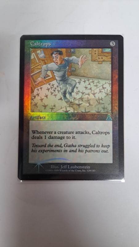 Magic the Gathering Caltrops Foil Urza’s Destiny Pristine Condition
