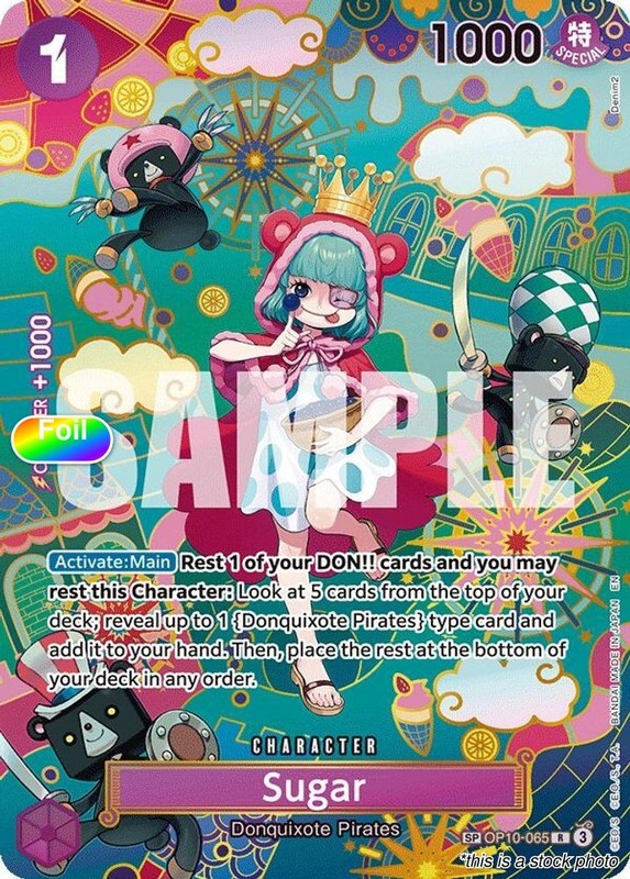 Sugar – OP10-065 (SP) [OP14 – OP10-065] – NM [Foil] TCG One Piece