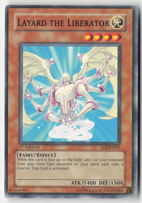Yugioh – Layard the Liberator EOJ-EN021 1st Edition – Enemy of Justice