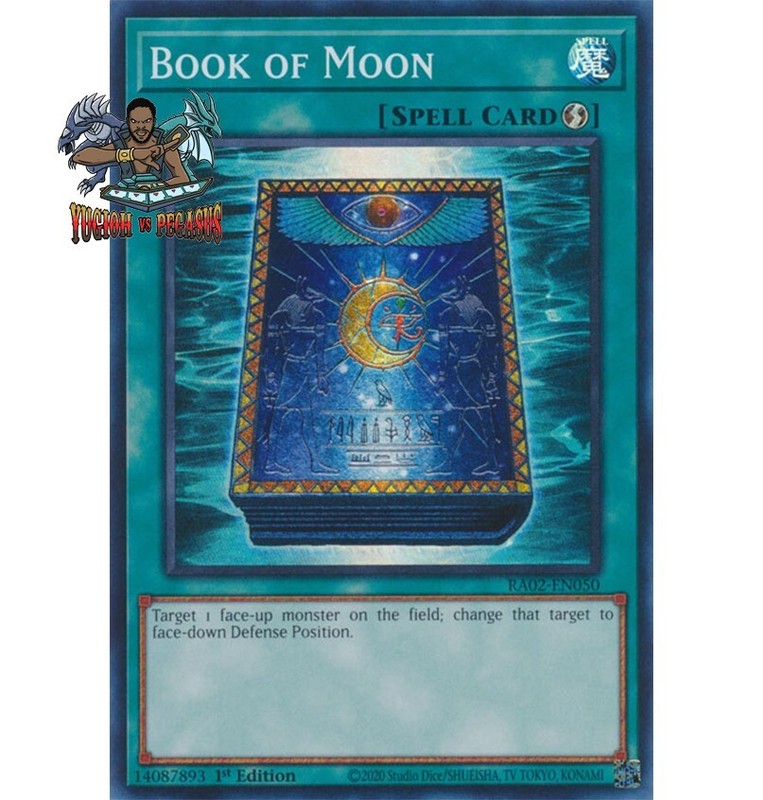 Yugioh! 1x Book of Moon RA02-EN050 Ultimate Rare 1st Ed NM