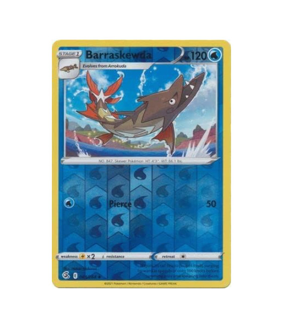 Pokemon – BARRASKEWDA 083/264 – reverse Holo – Fusion Strike – NM/M