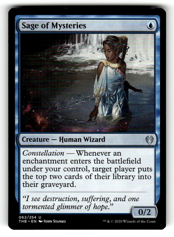 Sage of Mysteries Theros Beyond Death U 62 NM
