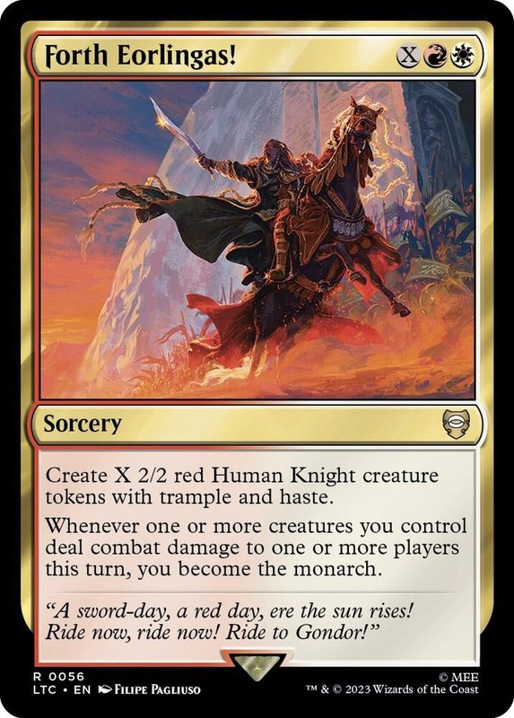 1x Forth Eorlingas! – Commander: The Lord of The Rings