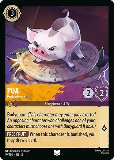 Disney Lorcana TCG – Reign of Jafar – Pua – Protective Pig – 19/204