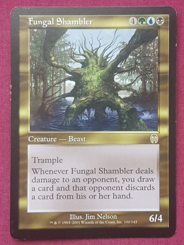 Magic The Gathering APOCALYPSE FUNGAL SHAMBLER black/blue/green card MTG