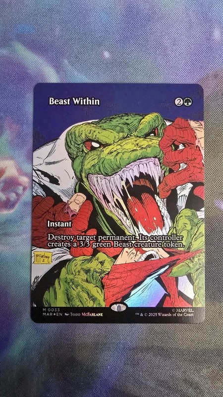 Beast Within (Borderless) Marvel Universe Eternal-Legal Foil